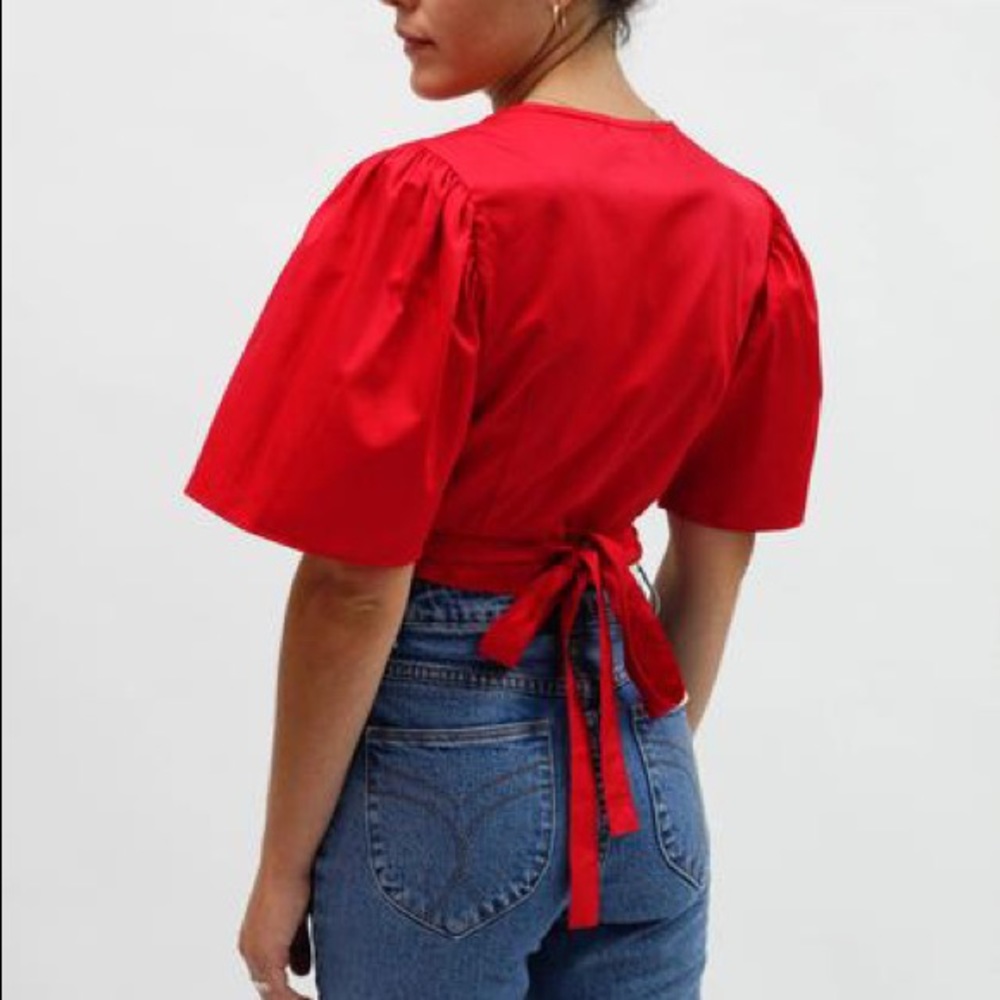 LisaSaysGah! Maria wrap top